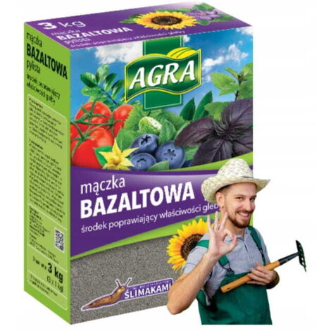 Basaltmehl 3kg natürlicher Mineraldünger für gesunde und fruchtbare Böden