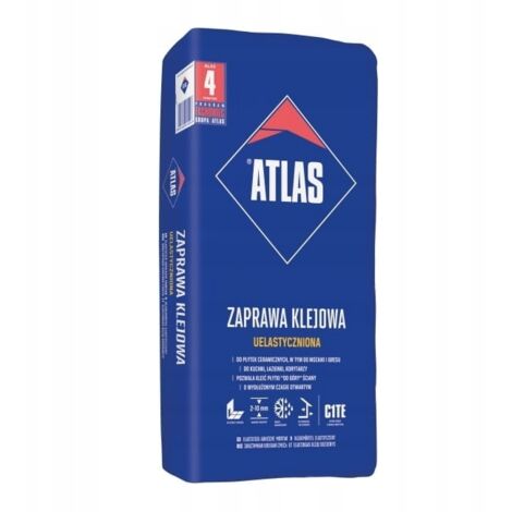Atlas Elastischer Klebemörtel 22,5 kg für Fliesen und Terrakotta