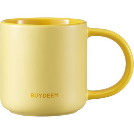 BUYDEEM Keramiktasse 300 ml, Modell CD1018, Mellow Yellow (1/2)