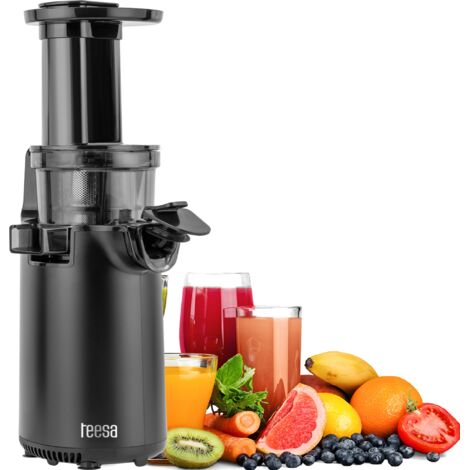 Vertikaler Slow Juicer von Teesa mit Schnecke aus Tritan, BPA-frei