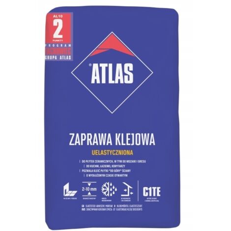 Atlas flexibler Fliesenkleber C1TE 10kg