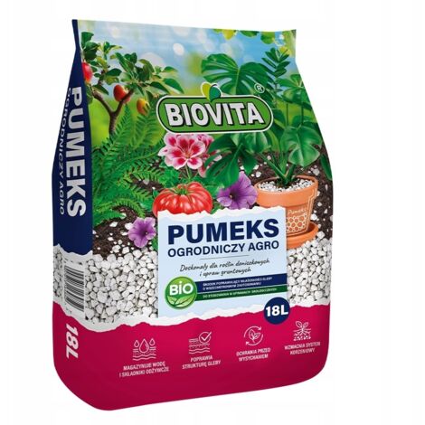 Biovita Garten-Bimsstein 18L 100% natürlich BIO-Drainage