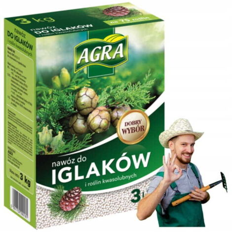 Granulat für Nadelbäume und säureliebende Pflanzen 3kg (1/2)