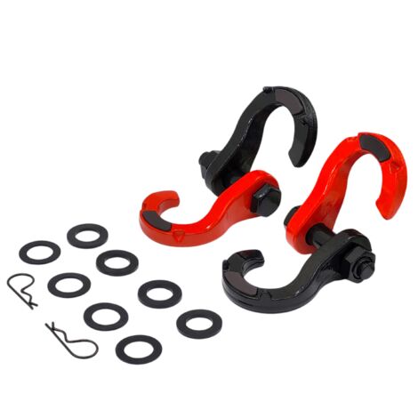 2 x offener Stahlschäkel 3/4 - 8T - Set (1/5)