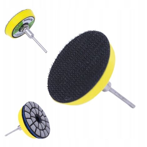 Klettscheibe 50mm Adapter für diamantbeschichtete Polierpads für Proxxon M6