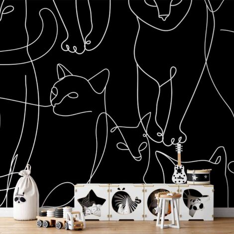 Fototapete – Katzengewohnheiten – erste Variante (1/5)