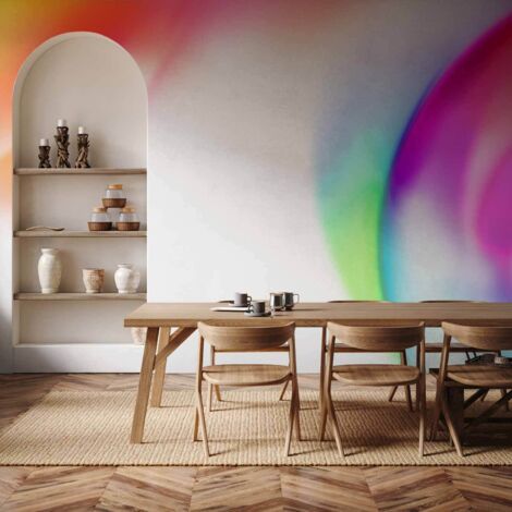 Fototapete – Abstraktion – kräftige Farben unregelmäßiger Formen – mehrfarbig (1/4)