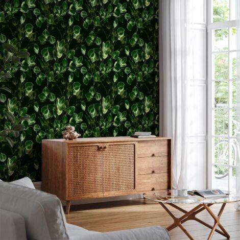 Papier peint - Décoration avec de la verdure (1/5)