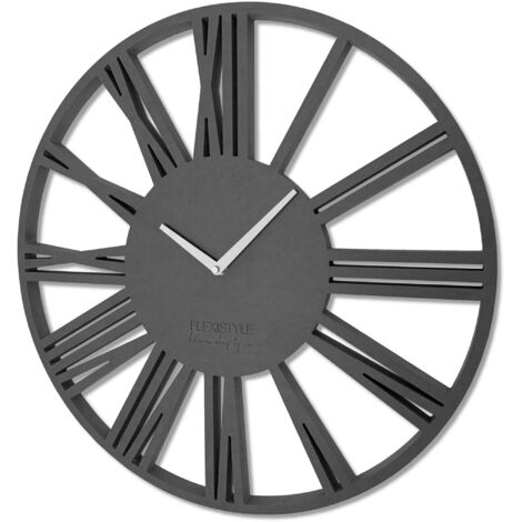 Große Wanduhr für das Loft-Wohnzimmer, 50 cm