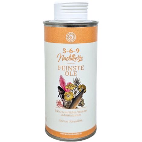 Omega 3-6-9 250ml für Hunde und Katzen Mischung aus Meeresfischöl und Nachtkerzenöl bei Allergien, Arthritis und Darmentzündungen (IBD) Paul & Paulina