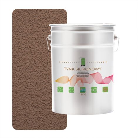 Silikonputz für den Außenbereich, hellbraun, 1,5 mm Premium, 15 kg