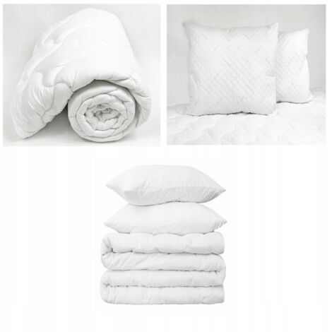 Easy Sleep Ganzjahres-Bettdecke (Einzelbett) 220x240 cm + 2 Kissen 70x80 cm.