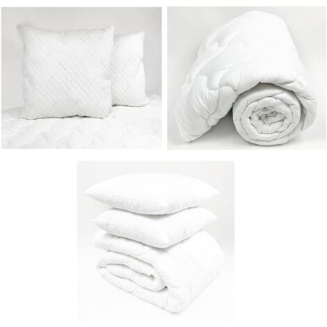 Easy Sleep Ganzjahres-Bettdecke (Einzelbett) 200x200 cm + 2 Kissen 50x60 cm. (1/5)