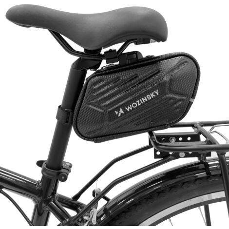 Wasserdichte Fahrradsatteltasche 1,5 l schwarz (1/5)