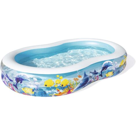 Familienblasbarer Schwimmbad mit acht Korallenriffen Bestway 54118 (1/5)
