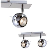 Italux Hary Moderner 2-Licht-Doppel-Deckenstrahler, GU10