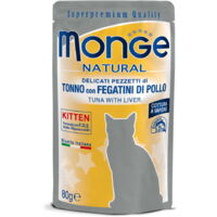 Monge Cat Kitten Thunfisch mit Hühnerleber 80g