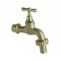 Messing-Gartenhahn 1/2" mit Schlauchanschluss