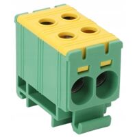 Sammelschienenverbinder Gelb-Grün 2 x 2,5-35mm² 135A TRACON FLEAL-35/2ZS