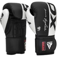 RDX REX F4 Boxhandschuhe Schwarz/Weiß 12oz