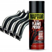 RAPTOR SCHWARZ MATT LACKSPRAY, TEMPERATURBESTÄNDIG BIS 1000°C