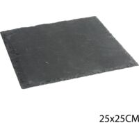 Serviertablett aus Schiefer, 25 x 25 cm