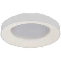 Italux Giulia - Moderne LED Flush Deckenleuchte Weiß, Warmweiß 3000K 2200lm