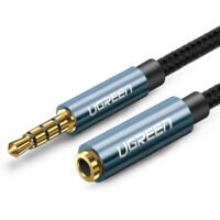 Verlängerungskabel Adapter für Kopfhörer Miniklinke 3,5mm 1m blau