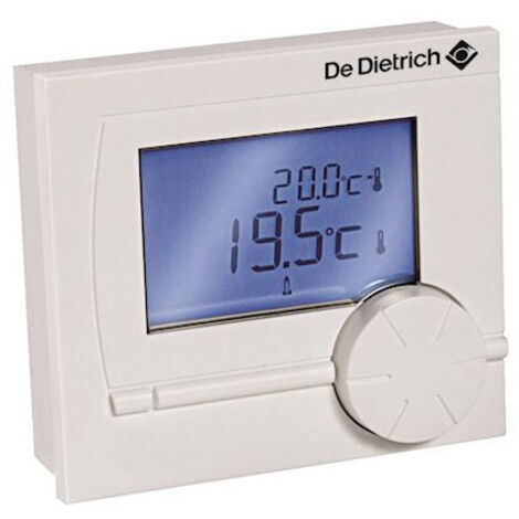 De Dietrich – Commande à distance modulante OpenTherm – Gestion de chauffage connecté – Sonde d'ambiance pour Diematic Isystem et Isensepro