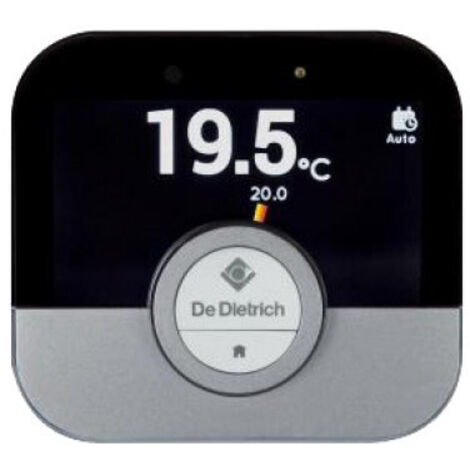 De Dietrich – Thermostat d'ambiance connecté Smart TC° – Alimentation électrique 230V – Compatible chaudières NeOvo et Evodens – Application de contrôle à distance