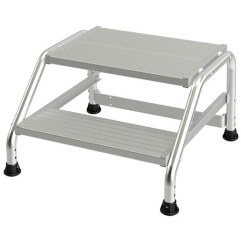 Marchepied tabouret industriel Alu Modul 2 marches - Tubesca