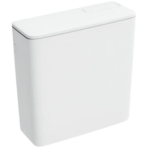 Geberit – Réservoir de chasse d'eau silencieux – Rinçage interrompable – Alimentation latérale – Isolé contre condensation