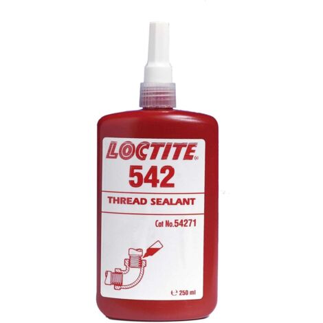 LOCTITE 542 250ml Produit d'étanchéité filetée marron résistance moyenne petits diamètres - Loctite