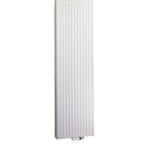 Henrad – Radiateur eau chaude en acier vertical 2000 x 600 mm – Puissance 2160 W – 6 orifices pour raccordement central – Finition blanc RAL 9016 - H2000