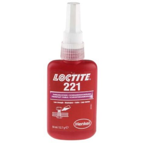 Frein filet LOCTITE® 221 135331 Résistance: faible 50 ml A009541