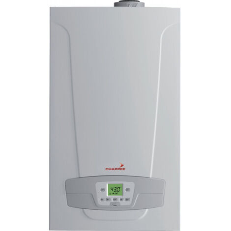 Chappee – Chaudière gaz à condensation 25 kW – Évacuation ventouse ou cheminée – Rendement énergétique 93% – Débit d'eau chaude 12 L/min