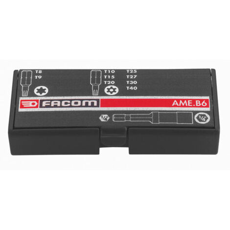 Jeux de 9 embouts de vissage High Perf' + porte-embouts 6 - Facom (1/2)