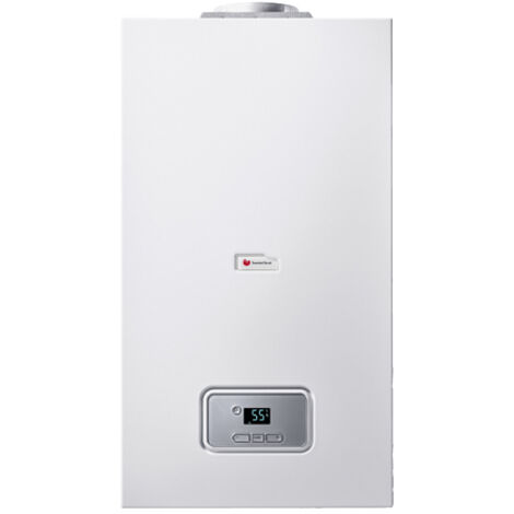 Saunier Duval – Corps de chaudière gaz à basse température ThemaPlus Bas-Nox C 25 – Puissance 24 kW – Classe énergétique C – Débit 11,7 l/min – Écran LCD
