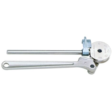 Virax – Pince à cintrer en acier pour tubes cuivre Ø 8 mm – Rayon de cintrage 14 mm – Coudes jusqu'à 180° – 251108