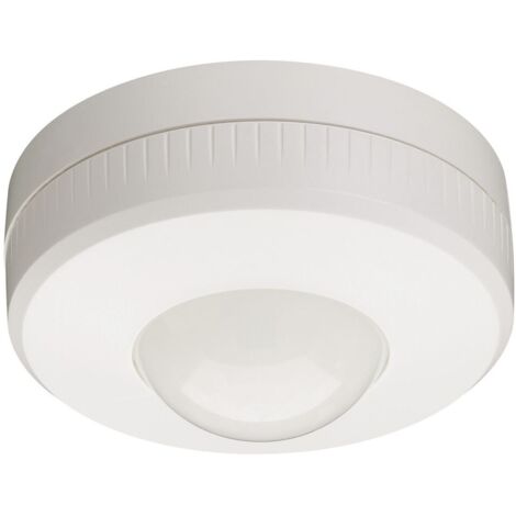 détecteur de mouvement - saillie - plafond - 360 degrès - hager 52370 - blanc