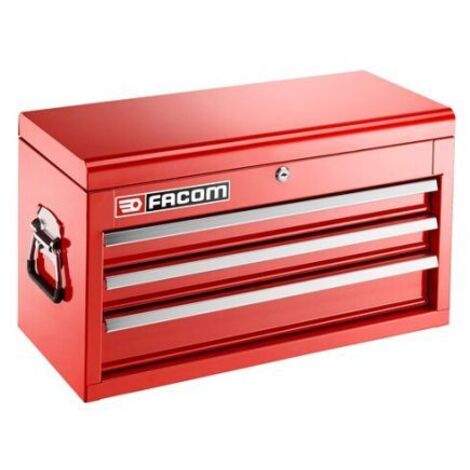 Facom – Coffret à outils 3 tiroirs 663 x 335 x 383mm – Rangement sécurisé pour outils – Charge maximale 50kg – Pour espaces de travail professionnels