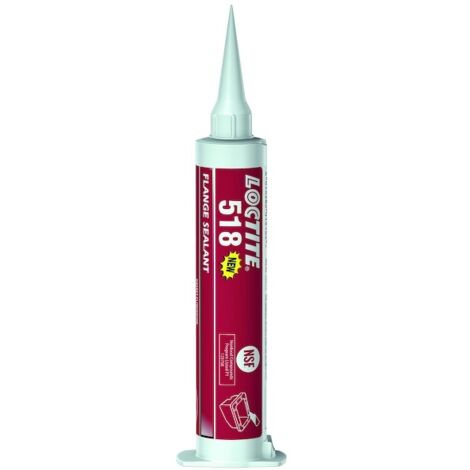 Gel d'étanchéité Loctite 518 50ml – Pour surfaces en fer, fonte, acier, aluminium – Résistance aux produits chimiques et à l'huile