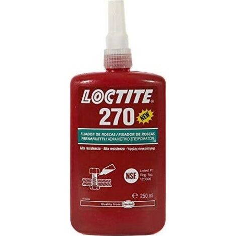 LOCTITE 270 250ml Frein filet vert résistance haute freinage permanent - Loctite