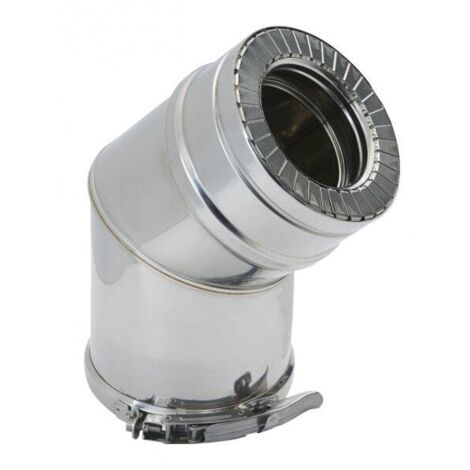 Coude a 45° duoten inox316/i304 130-180 - TEN