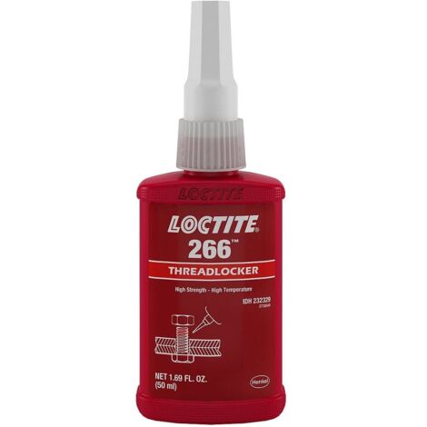 LOCTITE 266 50mL frein filet rouge haute résistance + haute température - Loctite