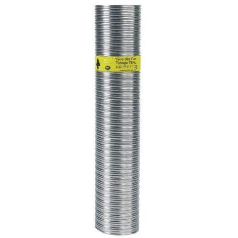 TEN – Gaine flexible inox 316L double peau pour conduits de cheminée – Dévoiement jusqu'à 45° – Montage étanche – Résistance traction 20 m
