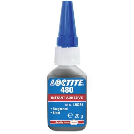 LOCTITE 480 20g Colle instantanée cyanoacrylate métal caoutchouc aimants en zones humides - Loctite