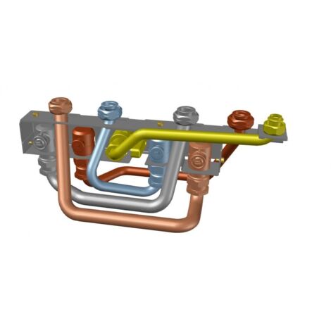 Saunier Duval – Tubulure de remplacement Nectra avec cache – Compatible chaudières Nectra, Elexia, Calydra – Matériaux de qualité pour installations durables (1/3)
