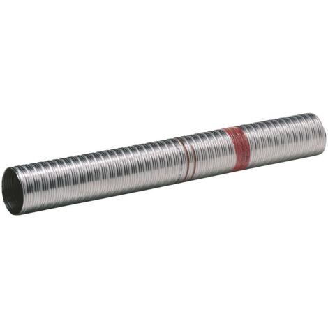 TEN – Gaine VMC flexible inox 904L/316L Ø 80/86 mm – Longueur 1 m – Polycombustible pour bois, gaz, fioul, granulés