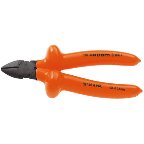 Pince coupante diagonale isolée 1000V série VSE pour cuivre - Facom (1/2)